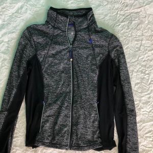 Athletic zip up top